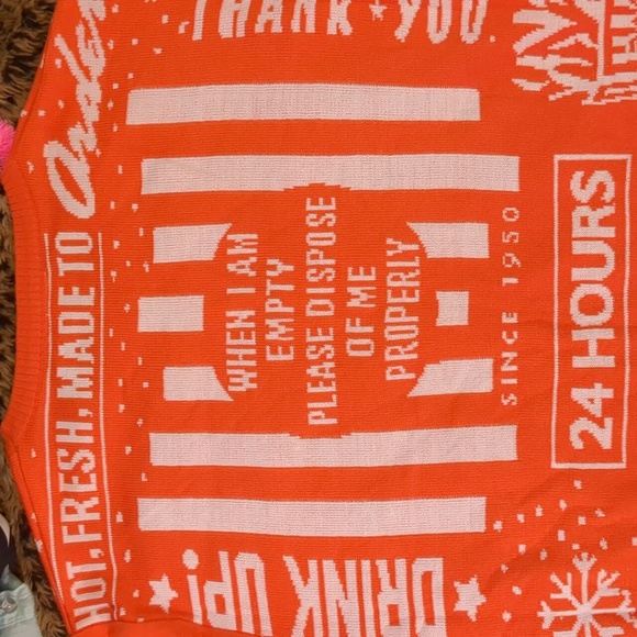 Whataburger 2019 Ugly Christmas Sweater M - Picture 8 of 9